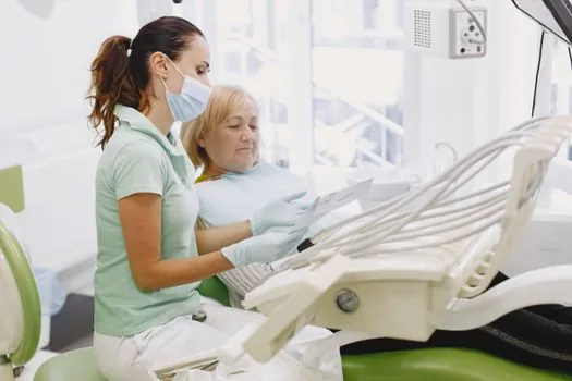 senior dental checkup consultation Korea