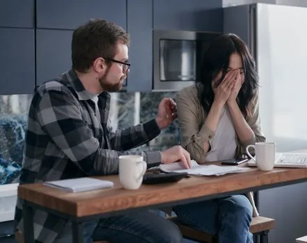Korean family checking government certificate issue page on laptop with elderly parent ID card and welfare papers, bright home table, realistic photo | 정부24 증명서 발급 전 부모님 본인 인증을 준비하는 장면