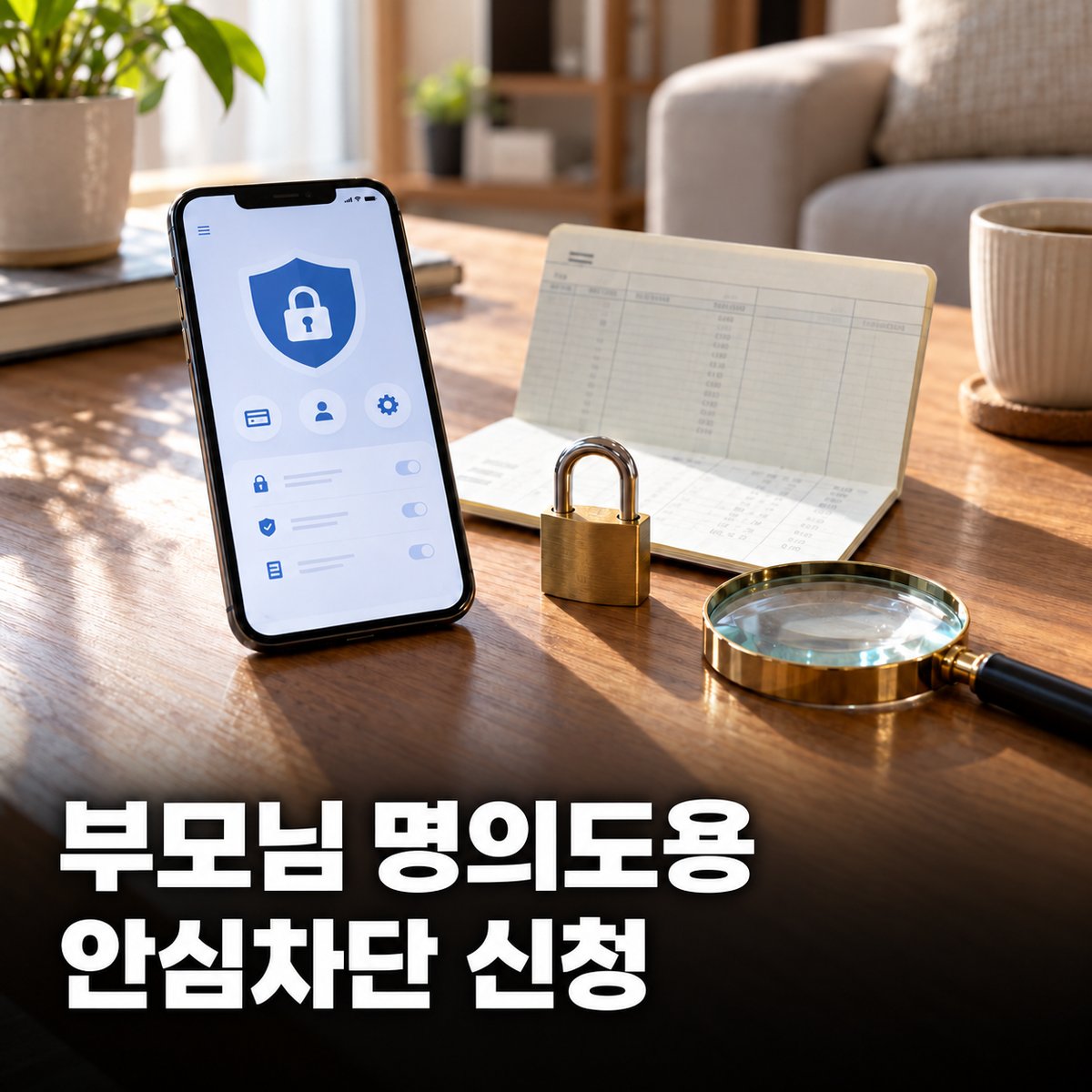 부모님 명의도용 대출 막는 안심차단, 여신거래·비대면 계좌개설 신청과 가족 대리 신청 서류