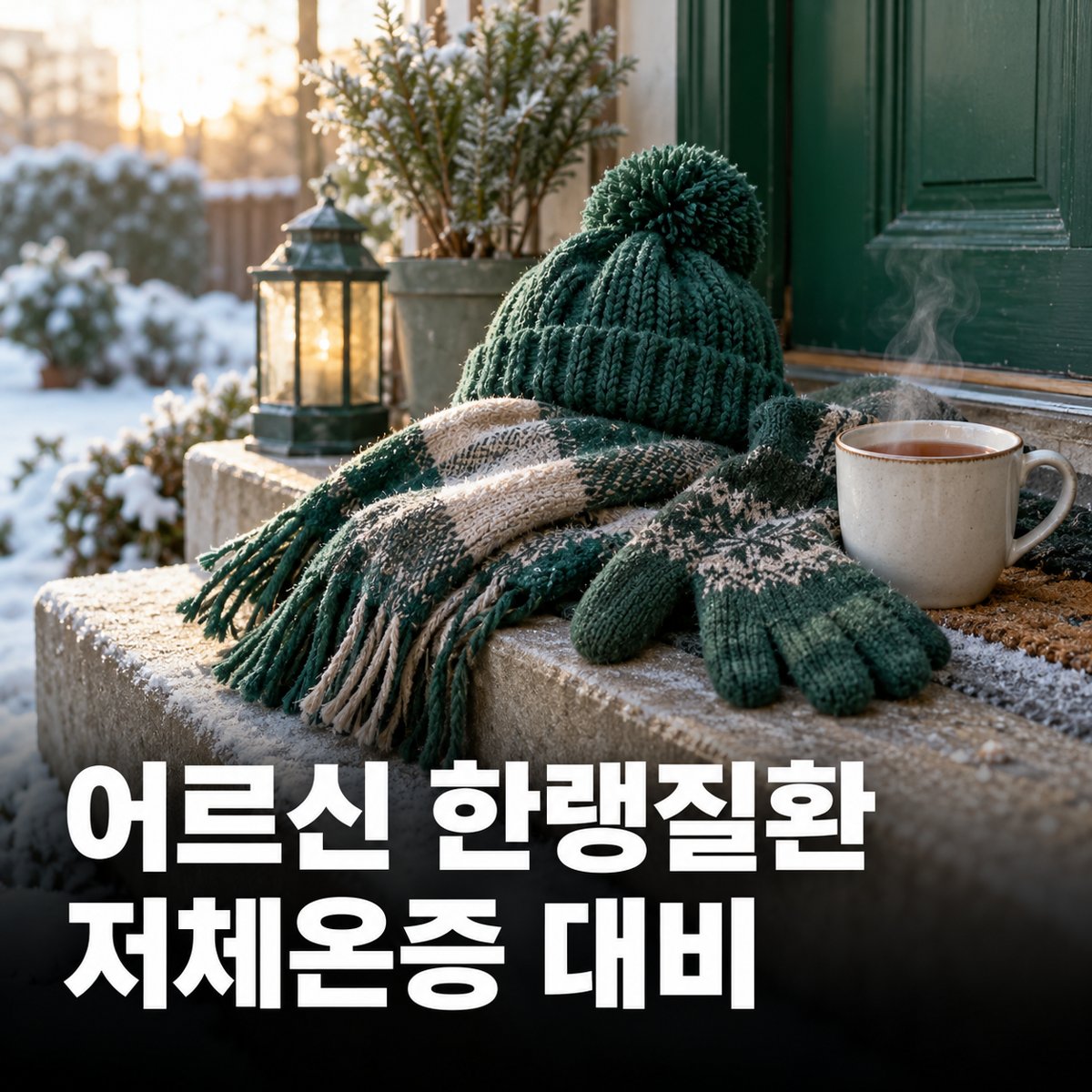 어르신 한랭질환 대비, 저체온증 신호와 아침 외출·한파쉼터 확인 순서